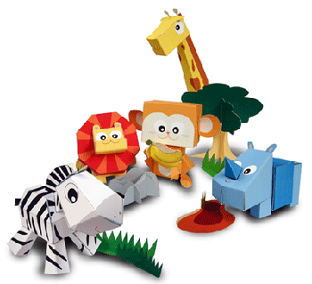 paper animal  innovative toy designer