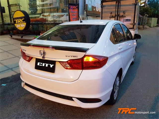 สปอยเลอร์ CITY 2017-2019 ทรงแนบ Style MODULO 2018 ไฟเบรค LIGHT BAR พลาสติก PP งานนำเข้า 