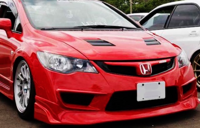 ฝาหน้า CIVIC 2006 ทรง MUGEN นํ้าหนักเบา ผลิตจากพลาสติกงาน PP  สินค้านำเข้า