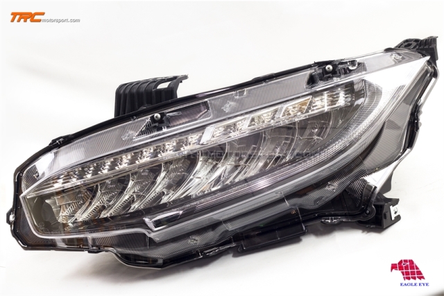 ไฟหน้า CIVIC 2016-2020 RS #02 STYLE FULL LED Daytime สัญญาณไฟเลี้ยววิ่ง ปรับมอเตอร์ไฟฟ้า ไม่ต้องแปลงปลั๊ก สำหรับอัพเกรดรุ่น 1.8E/EL BY EAGLE EYE