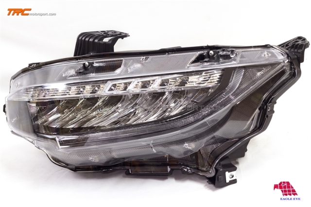 ไฟหน้า CIVIC 2016-2020 RS #02 STYLE FULL LED Daytime สัญญาณไฟเลี้ยววิ่ง ปรับมอเตอร์ไฟฟ้า ไม่ต้องแปลงปลั๊ก สำหรับอัพเกรดรุ่น 1.8E/EL BY EAGLE EYE