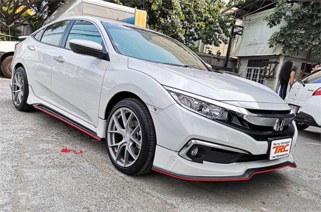 สเกิร์ตรอบคัน CIVIC 2018-2019 ทรง MUGEN พลาสติก ABS