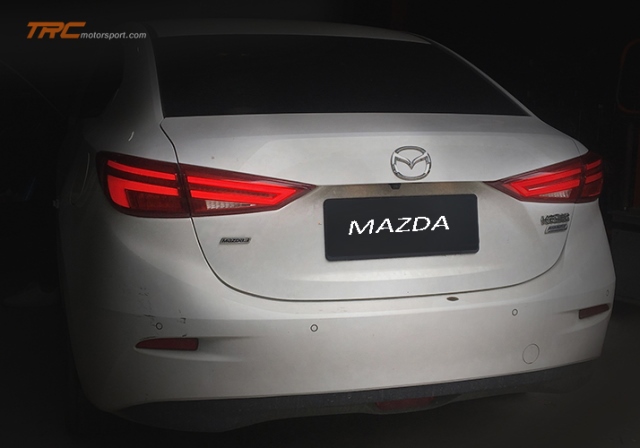 ไฟท้าย MAZDA3 2014 4D Style Sport Lightbar RED V1.0  สัญญาณไฟเลี้ยววิ่ง