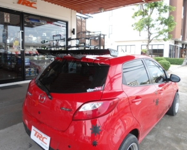 สปอยเลอร์ MAZDA2 JS ไฟเบอร์