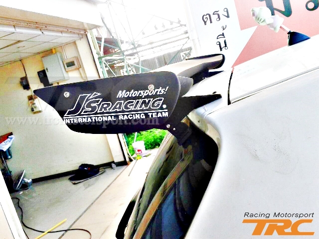 สปอยเลอร์ YARIS 2009 JS RACING BLACK ธรรมดา